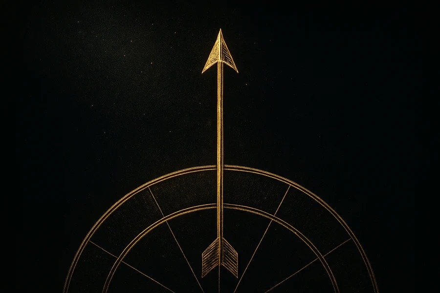 The MC and the career angle, an upward arrow motif