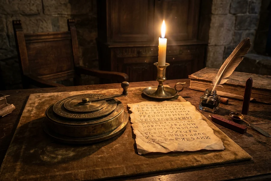 The cipher, the word hidden and brought to light