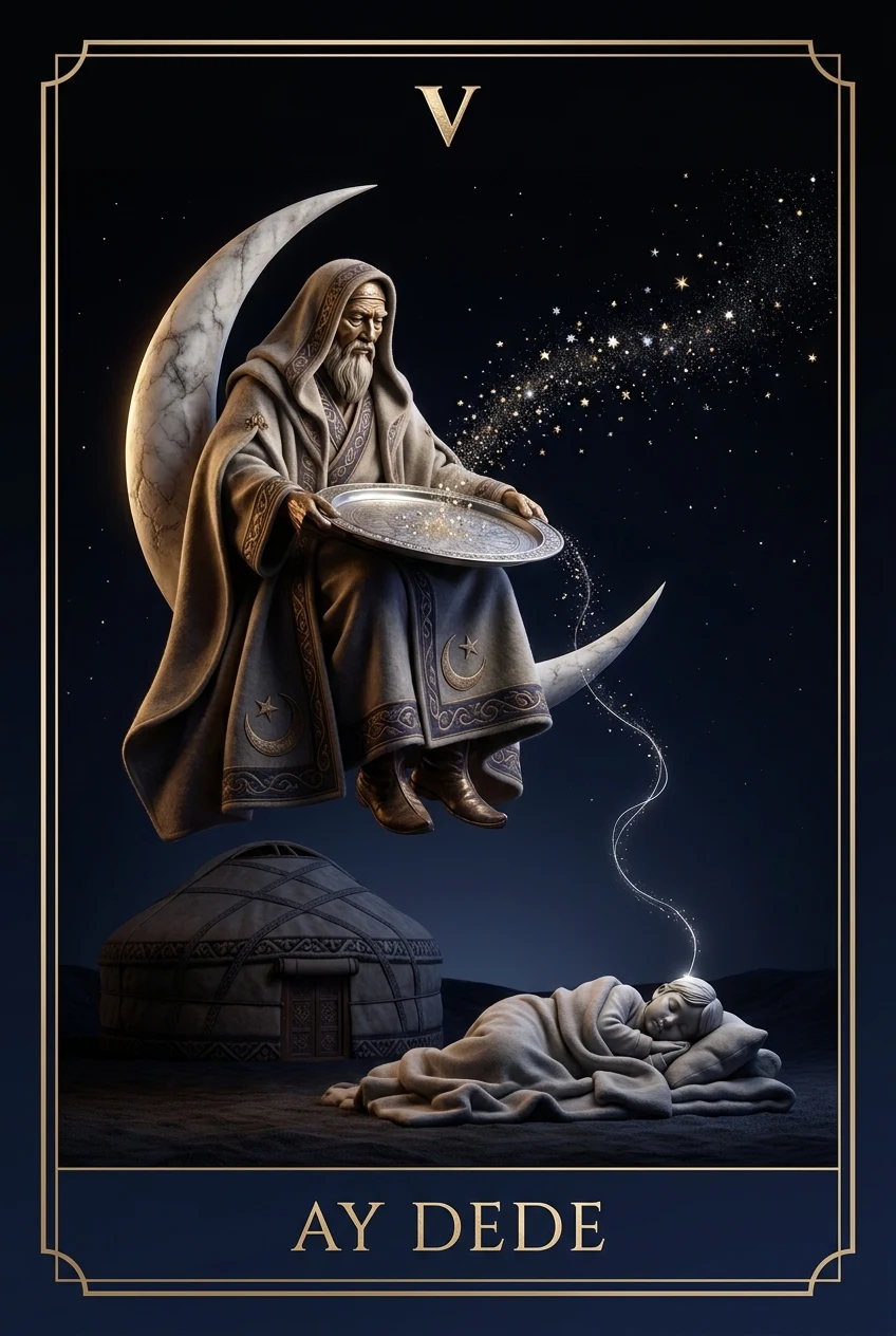 Ay Dede, The night light, the ancestor sage