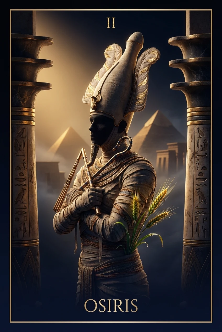 Osiris, Rebirth, a symbolic death