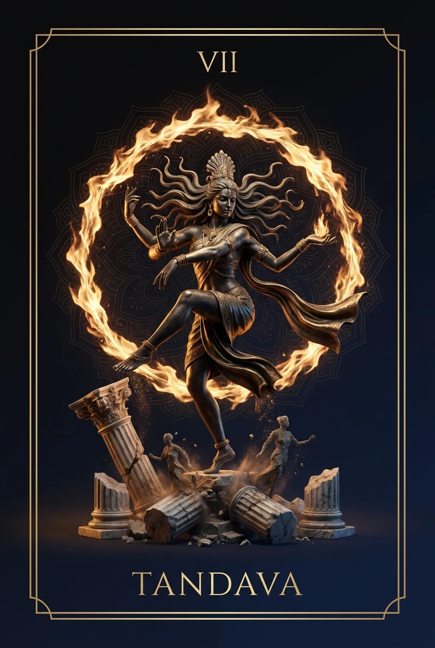 Tandava, The dance of destruction, the melting of the old