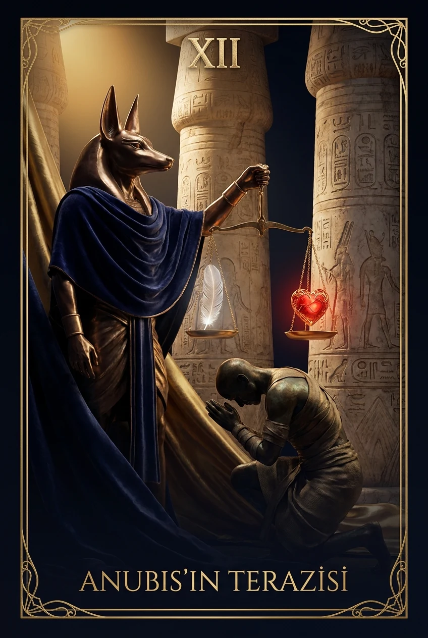 Anubis'in Terazisi, Kalbin tüye karşı tartılması, dürüstlük yargısı