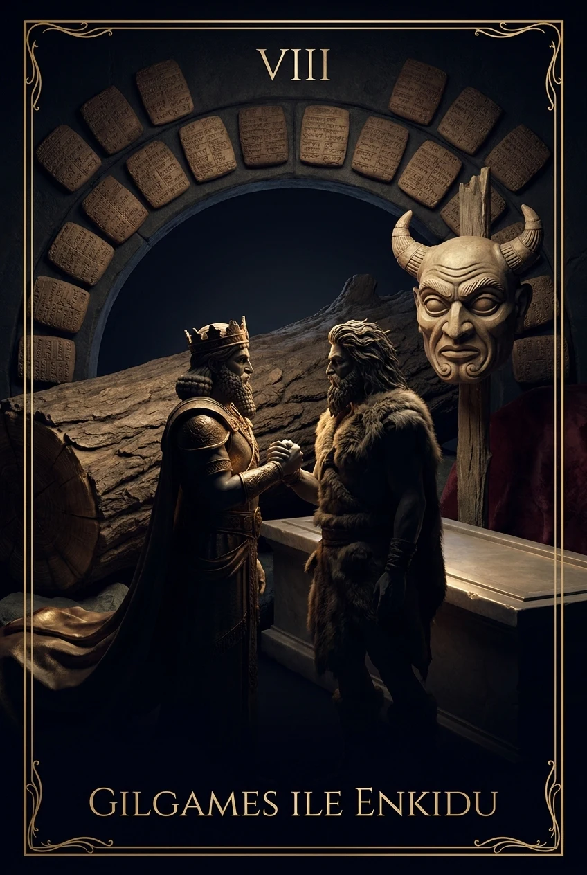 Gılgameş ile Enkidu, Köklü dostluk ve kaçınılmaz kayıp
