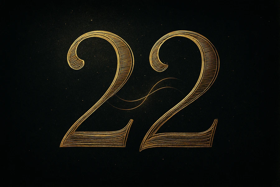 Two numerological glyphs interlaced, the resonance of relationship compatibility