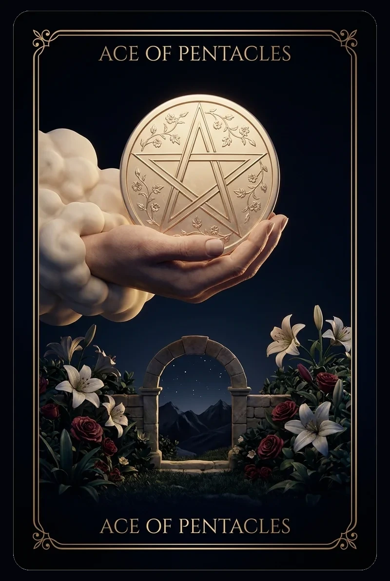 Ace of Pentacles, Ace of Pentacles