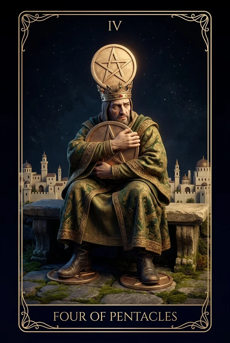 Four of Pentacles, Four of Pentacles