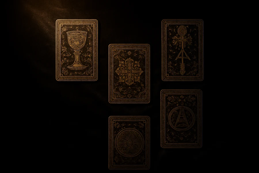 Career spread, 6 cards of work dynamics