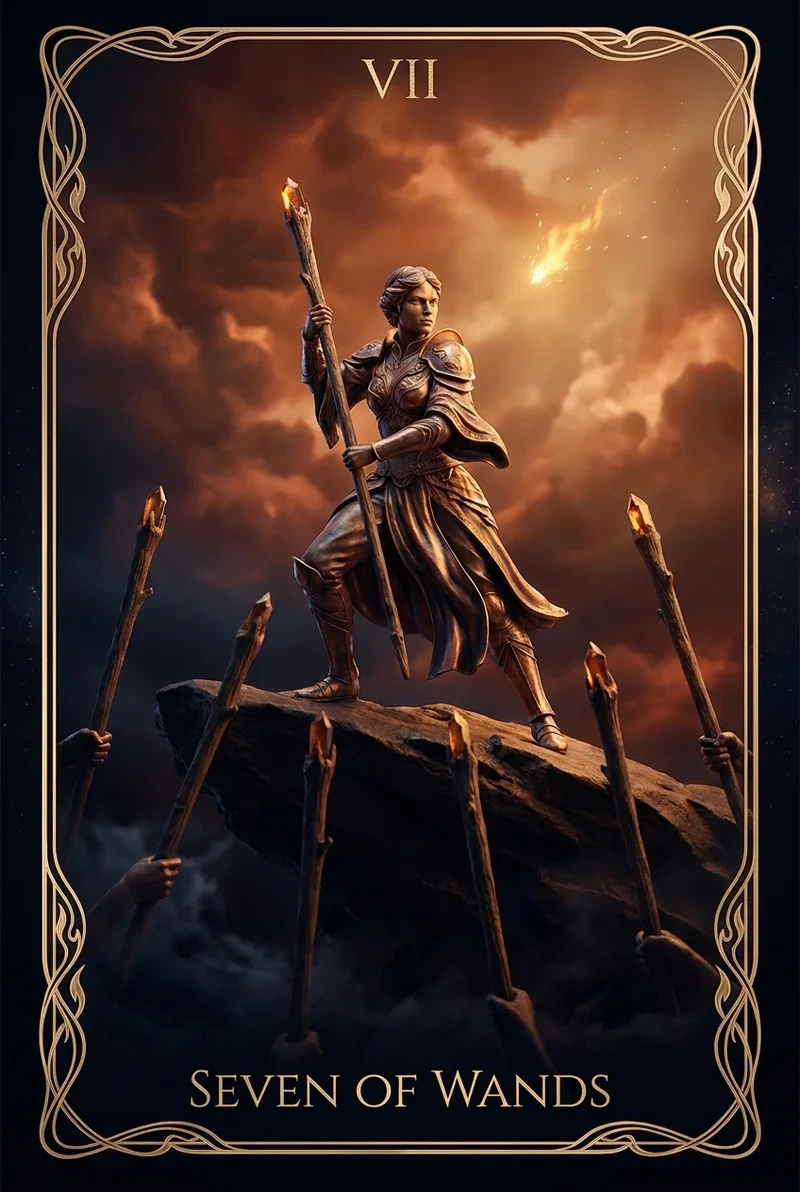 Yedi Asa, Seven of Wands