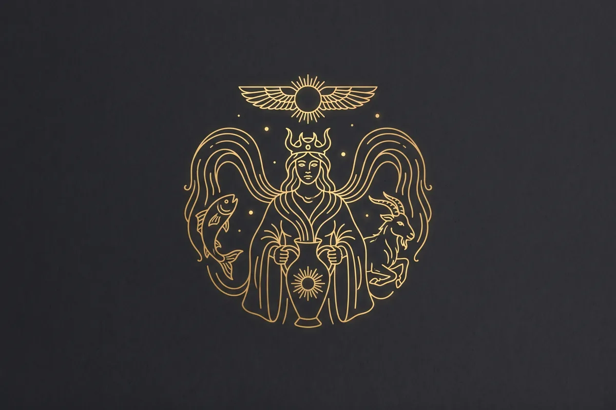 Enki, symbolic emblem