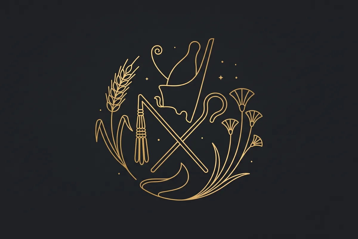 Osiris, symbolic emblem
