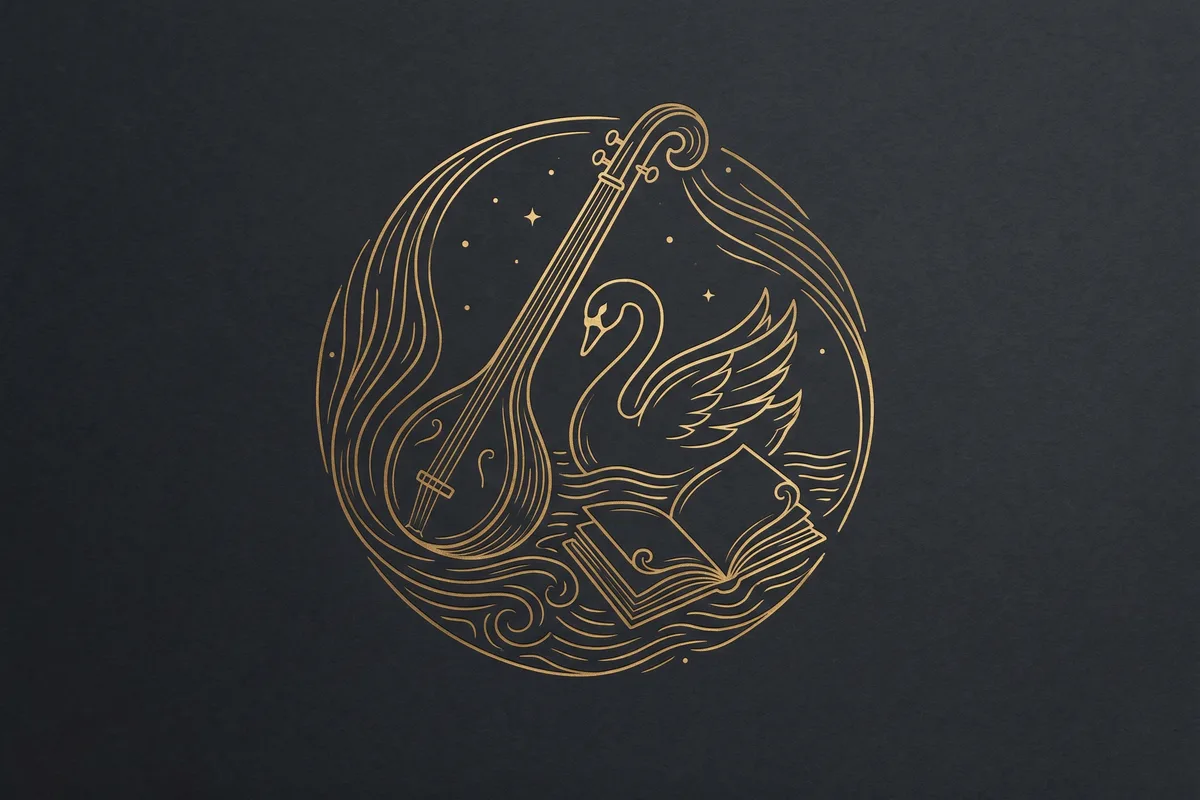 Sarasvati, symbolic emblem